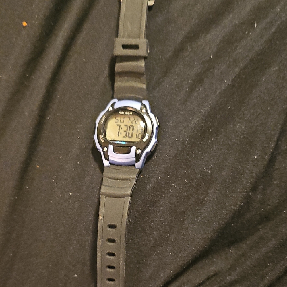 Digital Sports Watch - Black and Blue